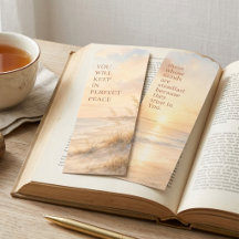 イザヤ書26:3のビーチ聖書 "あなたは心の決まった者を完全に平和に保たれる。彼らがあなたに信頼して