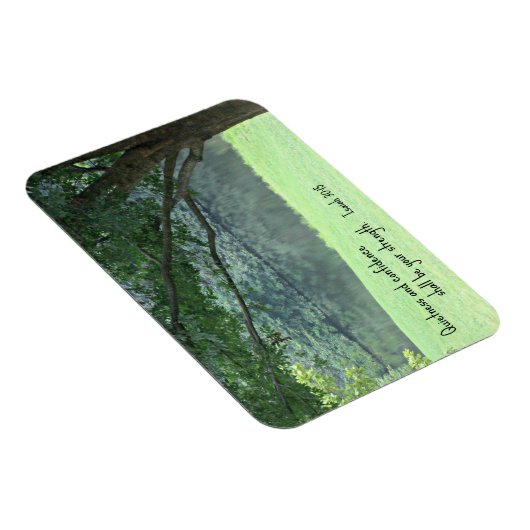 イザヤ書30:15静けさと自信は….. マグネット (右側)