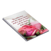 イザヤ書35:1 – 砂漠は喜び、花を咲かせる ノートブック (右側)