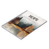 イザヤ書40章31節の風景 ノートブック (左側)