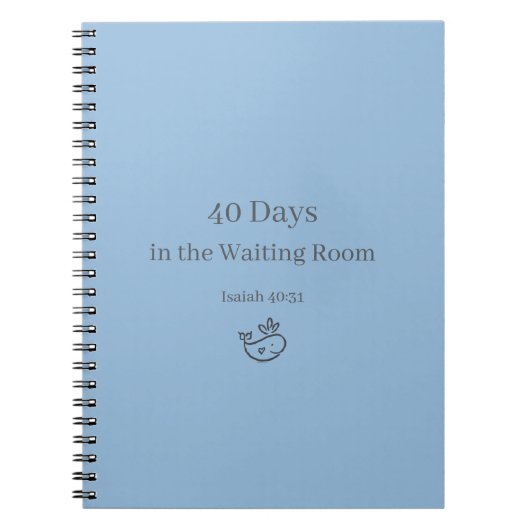イザヤ書40章31節 待望のクリスチャン  ノートブック (正面)