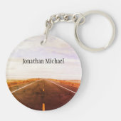 イザヤ書40:3主の道を準備せよ、聖書 キーホルダー (裏面)