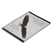 イザヤ書40:31しかし、主に待つ者たち ノートブック (左側)