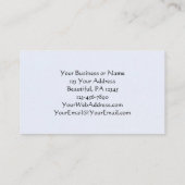 イザヤ書40:31ハゲの鷲のキリスト教の聖句 名刺 (裏面)