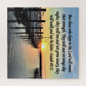 イザヤ書40:31聖なる書物、 経典聖句 ジグソーパズル (横)