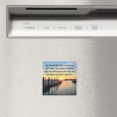 イザヤ書40:31聖なる書物、 経典聖句 マグネット (インサイチュ (食洗機))