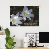 イザヤ書40:8コンリオス ポスター (ホームオフィス)