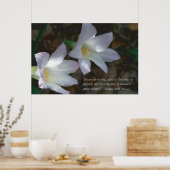 イザヤ書40:8コンリオス ポスター (キッチン)