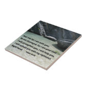 イザヤ書41:10わたしはあなたがたと共にいない恐れ。 タイル (側面)