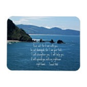 イザヤ書41:10わたしはあなたがたと共にいない恐れ。 マグネット (横)