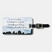 イザヤ書41:10わたしはあなたがたと共にいない恐れ。 ラゲッジタグ (正面横)