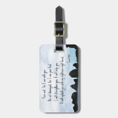 イザヤ書41:10わたしはあなたがたと共にいない恐れ。 ラゲッジタグ (正面縦)