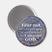 イザヤ書41:10わたしはあなたがたと共にいない マグネット (正面/裏面)