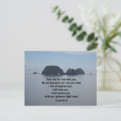 イザヤ書41:10わたしは共にいるからだ ポストカード (スタンド正面)