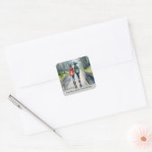 イザヤ書41:10わたしは汝と共にいない恐怖 スクエアシール (封筒)