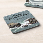 イザヤ書41:10わたしは汝と共にいるからだ。 コースター (左側)