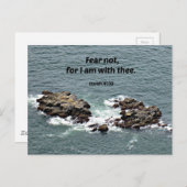 イザヤ書41:10わたしは汝と共にいるからだ。 ポストカード (正面/裏面)