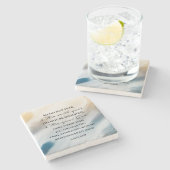 イザヤ書41:10わたしは聖書と共にいることを恐れてはいけない ストーンコースター (横)