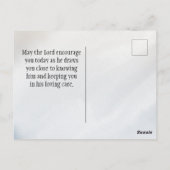 イザヤ書41:10わたしは聖書と共にいることを恐れてはいけない ポストカード (裏面)