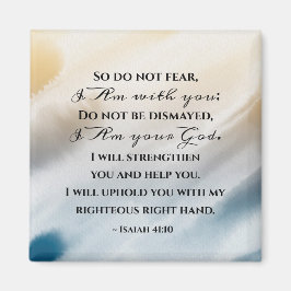 イザヤ書41:10わたしは聖書と共にいることを恐れてはいけない マグネット