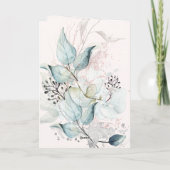 イザヤ書41:10わたしは聖書の聖句と共にいる事を恐れてはいけない カード (裏面)