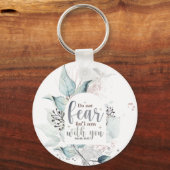 イザヤ書41:10わたしは聖書の聖句と共にいる事を恐れてはいけない キーホルダー (裏面)