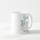 イザヤ書41:10わたしは聖書の聖句と共にいる事を恐れてはいけない コーヒーマグカップ (正面右)