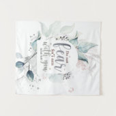 イザヤ書41:10わたしは聖書の聖句と共にいる事を恐れてはいけない タペストリー (正面(横))