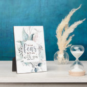 イザヤ書41:10わたしは聖書の聖句と共にいる事を恐れてはいけない フォトプラーク (側面)