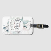 イザヤ書41:10わたしは聖書の聖句と共にいる事を恐れてはいけない ラゲッジタグ (正面横)