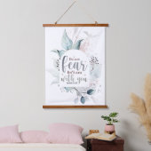 イザヤ書41:10わたしは聖書の聖句と共にいる事を恐れてはいけない 吊り下げ型タペストリー (寝室)