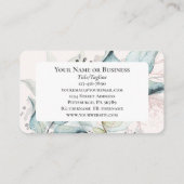 イザヤ書41:10わたしは聖書の聖句と共にいる事を恐れてはいけない 名刺 (裏面)