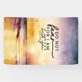 イザヤ書41:10わたしは聖書の聖句と共にいる事を恐れてはいけない 横断幕