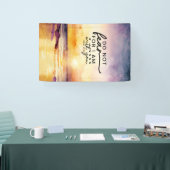 イザヤ書41:10わたしは聖書の聖句と共にいる事を恐れてはいけない 横断幕 (トレードショー)