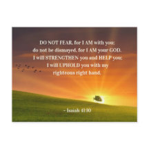 イザヤ書41:10わたしは、あなたがたと共におられる恐れはない