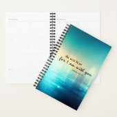 イザヤ書41:10わたしは、あなた方と共にいる聖書の聖句ブルー プランナー手帳 (ディスプレー)