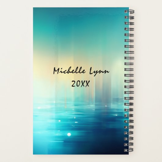 イザヤ書41:10わたしは、あなた方と共にいる聖書の聖句ブルー プランナー手帳 (裏面)