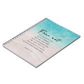 イザヤ書41:10恐れ無し ノートブック (左側)