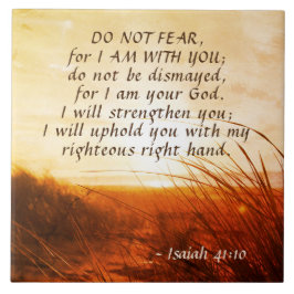 イザヤ書41:10聖書の聖句わたしは、あなたがたと共にいることを恐れてはならない タイル