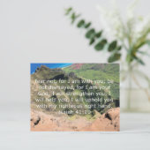 イザヤ書41:10 ポストカード (スタンド正面)