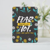 イザヤ書41:10 – 聖書感動的の聖句を恐れない サンキューカード (スタンド正面)