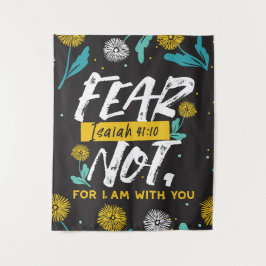 イザヤ書41:10 – 聖書感動的の聖句を恐れない タペストリー