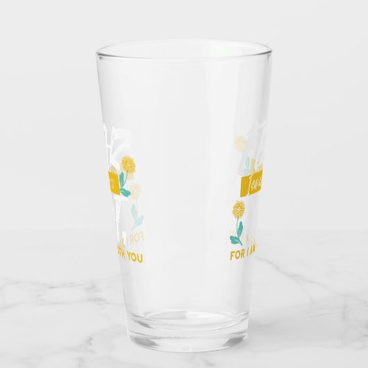 イザヤ書41:10 – 聖書感動的の聖句を恐れない タンブラーグラス (左)