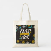 イザヤ書41:10 – 聖書感動的の聖句を恐れない トートバッグ (裏面)