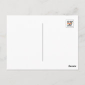 イザヤ書41:10 – 聖書感動的の聖句を恐れない ポストカード (裏面)