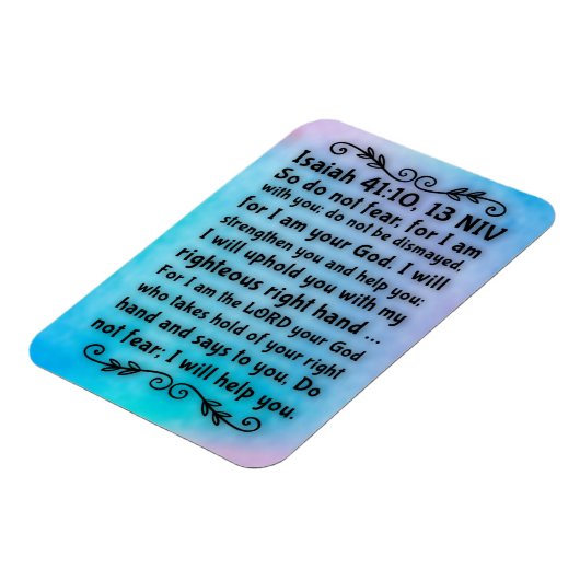 イザヤ書41:10;13聖書の聖句マグネット マグネット (左側)