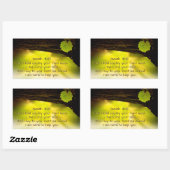 イザヤ書41:13わたしは、あなたがたを右手に持っている – 聖書 長方形シール (シート)