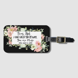 イザヤ書43:1あなたがたは私の聖書の聖句ではない恐れ ラゲッジタグ