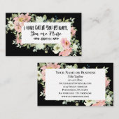 イザヤ書43:1わたしは聖書の聖句という名前で呼んだ 名刺 (正面/裏面)