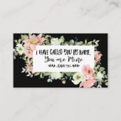 イザヤ書43:1わたしは聖書の聖句という名前で呼んだ 名刺 (正面)